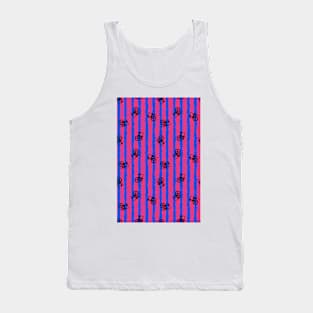 pink no blue spinning wheel bounding stripes 2 Tank Top